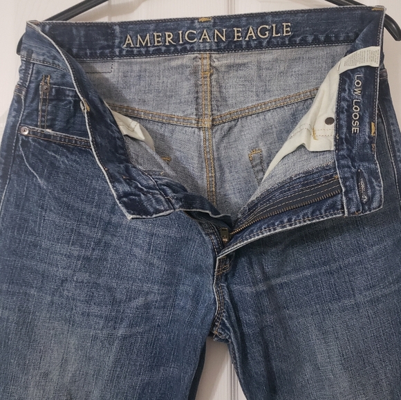 American Eagle Low Loose Denim Jeans - Picture 2 of 9